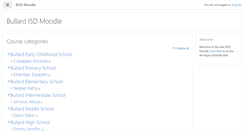 Desktop Screenshot of moodle.bullardisd.net