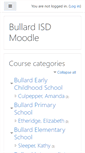 Mobile Screenshot of moodle.bullardisd.net